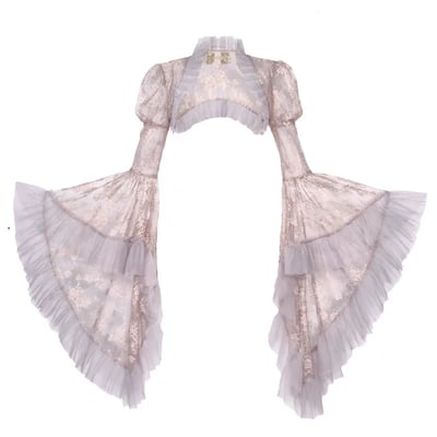 Moonlit Beast Spirit Lace Overlay Top