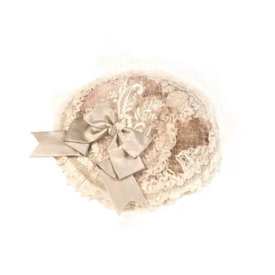 Cupid's Verse Rococo Bunny-Ear Bonnet