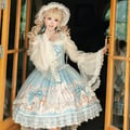 Unicorn Classic Lolita Print JSK