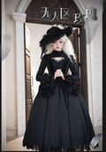 No Man's Land Rose — Gothic Embroidered Velvet OP