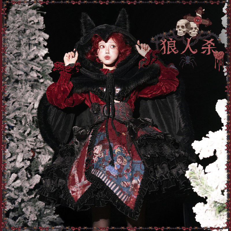 Werewolf — Gothic Fairytale Blouse and Skirt Set