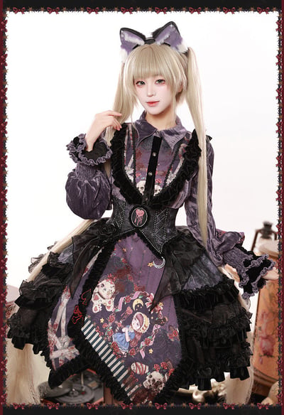 Werewolf — Gothic Fairytale Blouse and Skirt Set