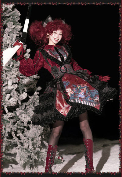 Werewolf — Gothic Fairytale Blouse and Skirt Set
