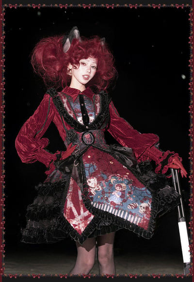Werewolf — Gothic Fairytale Blouse and Skirt Set