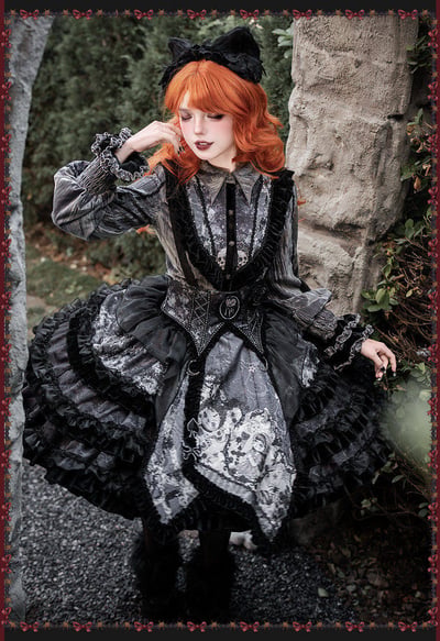 Werewolf — Gothic Fairytale Blouse and Skirt Set