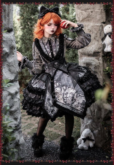 Werewolf — Gothic Fairytale Blouse and Skirt Set