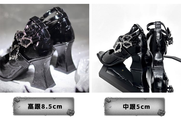 Visit by Night — Pointed-Toe Mid Heels (5 cm)