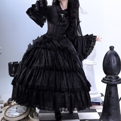 Gothic Full Set (JSK, Blouse and Veil)