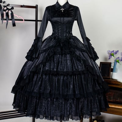Gothic Full Set (JSK, Blouse and Veil)