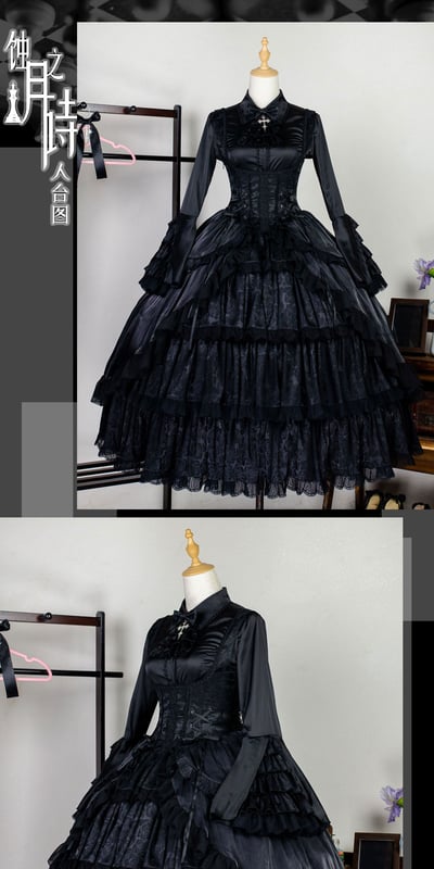 Gothic Full Set (JSK, Blouse and Veil)