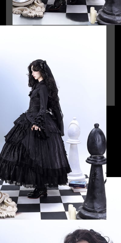 Gothic Full Set (JSK, Blouse and Veil)
