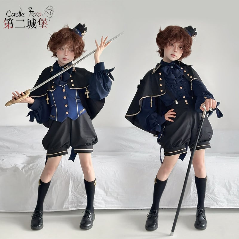 Fallen Star Ouji Set (Shirt, Waistcoat, Shorts and Four Bows)