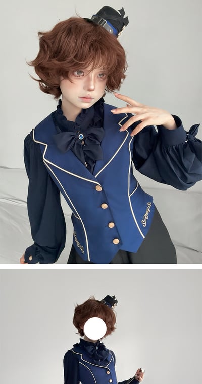 Fallen Star Ouji Set (Shirt, Waistcoat, Shorts and Four Bows)