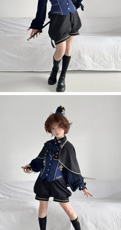 Fallen Star Ouji Set (Shirt, Waistcoat, Shorts and Four Bows)