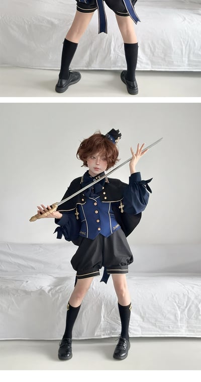 Fallen Star Ouji Set (Shirt, Waistcoat, Shorts and Four Bows)