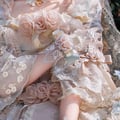 Rose Banquet Lace Gloves