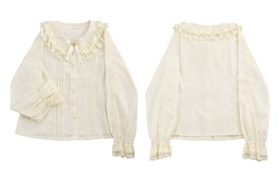 Hyde Garden Cotton Lace Blouse