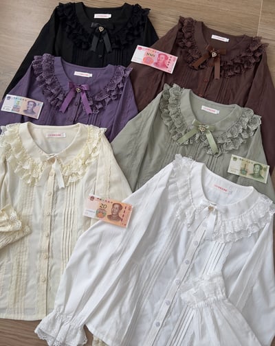 Hyde Garden Cotton Lace Blouse