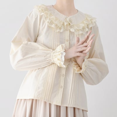 Hyde Garden Cotton Lace Blouse