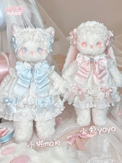 Fluffy Angel Moie Kitten Plush Bag