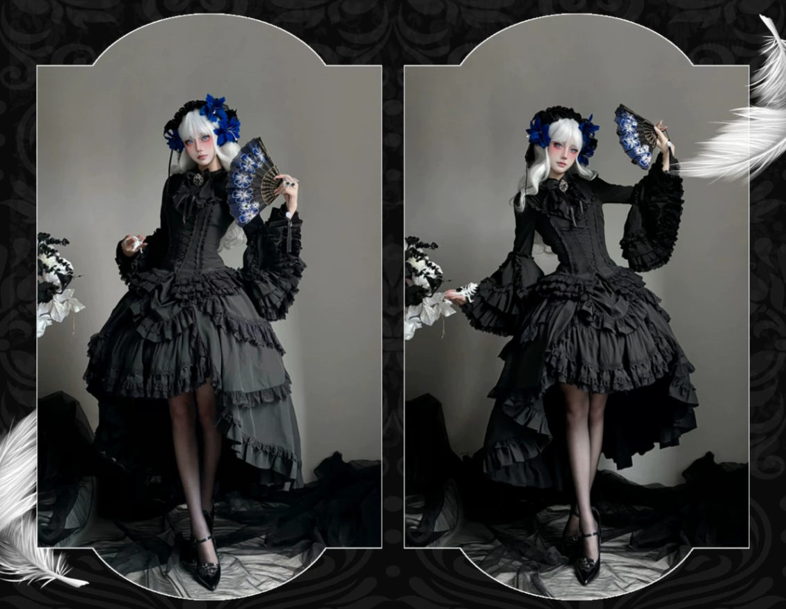 First‑Generation Witch Phoenix Top + Skirt + Bow Tie